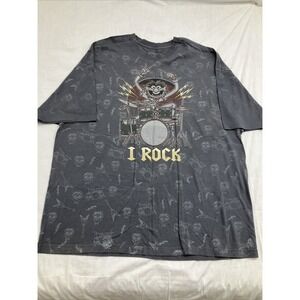 The Muppets Animal I Rock Drummer Puppet Movie Promo AOP T-Shirt 3XL
